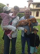 MICHELA CON FAMIGLIA E ARGO GIUGNO 2014